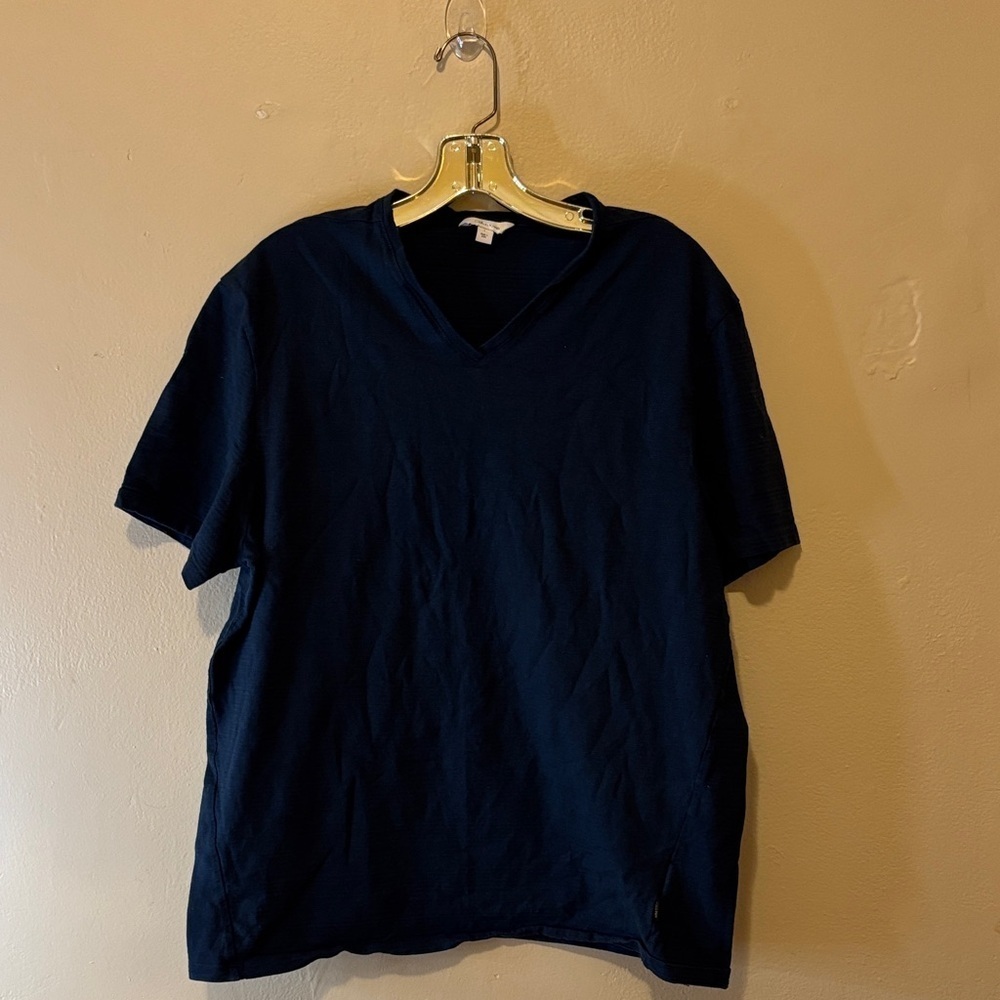 Calvin Klein Dark Blue V-Neck T-Shirt